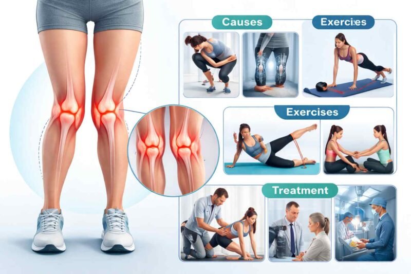 Knock knees in adults showing leg misalignment with exercises and treatment methods
