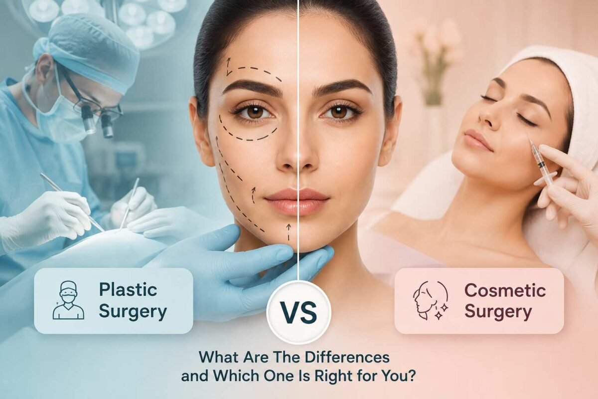 Plastic Surgery vs Cosmetic Surgery